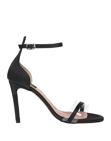 ISLO ISABELLA LORUSSO Sandals Black Textile fibres, PVC - Polyvinyl chloride