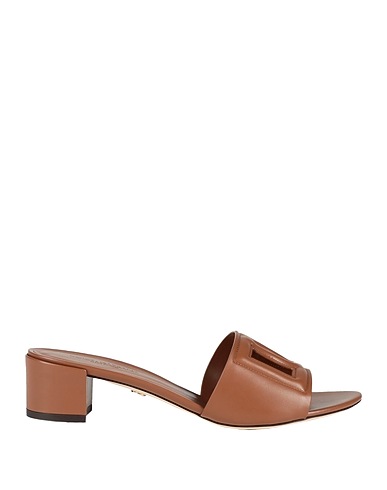 DOLCE&GABBANA Sandals Brown Calf hair