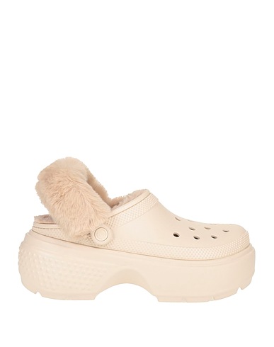 CROCS Mule e zoccoli Avorio 95% EVA (Etilene - Vinil - Acetato), 5% Poliestere