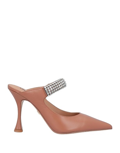 LOLA CRUZ Mules and clogs Blush Leather