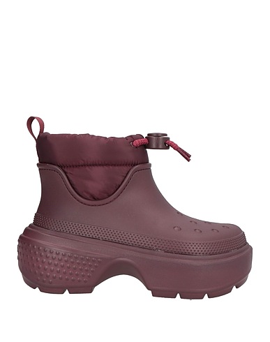 CROCS Ankle boot Plum 95% EVA (Ethylene - Vinyl - Acetate), 5% Polyester