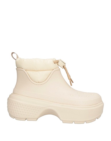 CROCS Stivaletti Off white 95% EVA (Etilene - Vinil - Acetato), 5% Poliestere