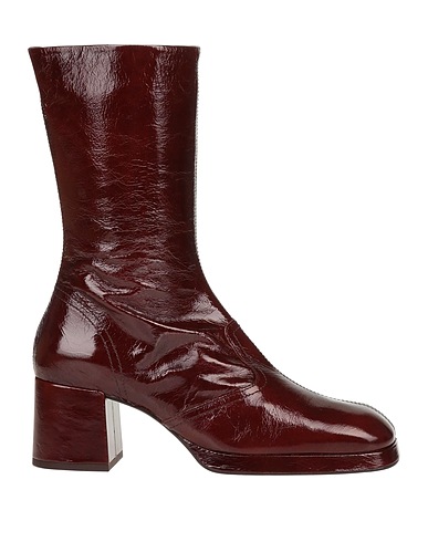 MIISTA Ankle boot Burgundy Soft Leather