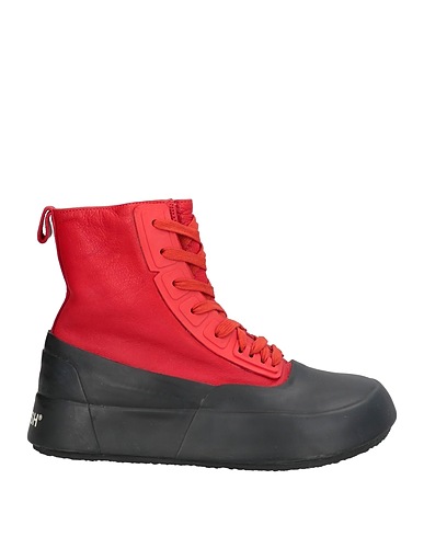 AMBUSH Sneakers Red Leather, Textile fibers