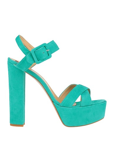 ISLO ISABELLA LORUSSO Sandals Emerald green Leather