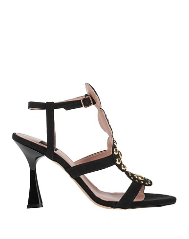ISLO ISABELLA LORUSSO Sandals Black Textile fibres