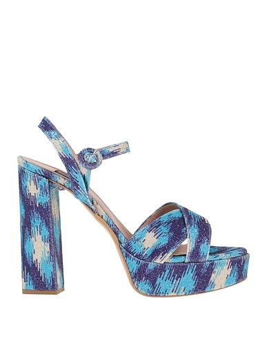 ISLO ISABELLA LORUSSO Sandali Azzurro Fibre tessili