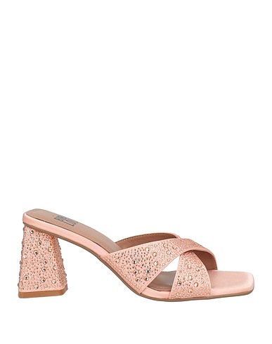 BIBI LOU Sandals Blush Textile fibers