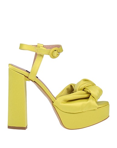 ISLO ISABELLA LORUSSO Sandals Lime green Textile fibres
