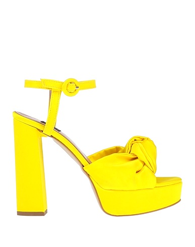 ISLO ISABELLA LORUSSO Sandals Yellow Textile fibers