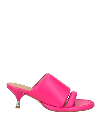 ERIKA CAVALLINI Sandals Magenta Soft Leather
