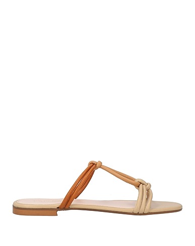 CAFèNOIR Sandals Sand Textile fibers