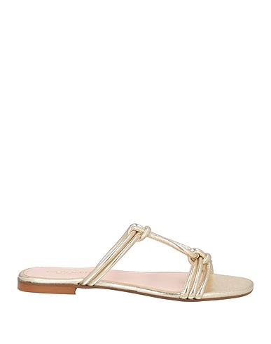CAFèNOIR Sandals Platinum Textile fibres