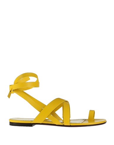 PUCCI Flip flops Yellow Soft Leather