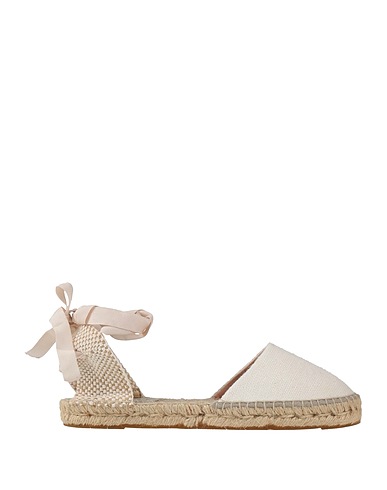 MANEBÍ Espadrilles Cream Textile fibers
