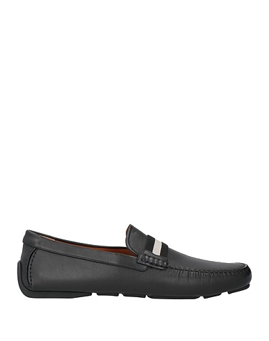 BALLY Loafers Black Leather
