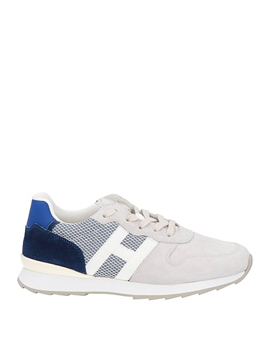 HOGAN Sneakers Grigio chiaro Pelle, Fibre tessili
