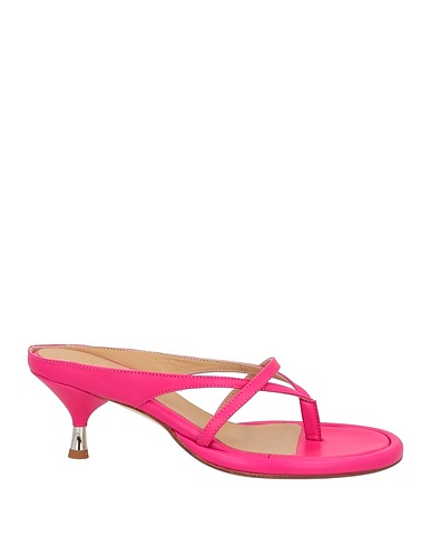 ERIKA CAVALLINI Flip flops Fuchsia Leather