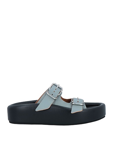 MM6 MAISON MARGIELA Sandals Grey Soft Leather