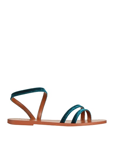 LANAPO CINQUE TERRE Flip flops Deep teal Leather