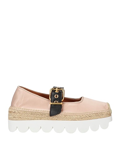 MARNI Espadrillas Cipria Pelle, Fibre tessili