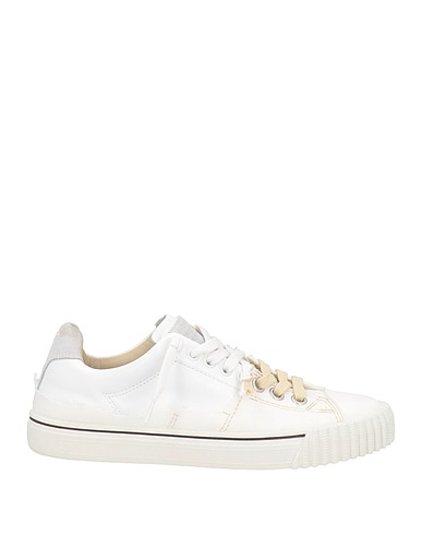 MAISON MARGIELA Sneakers Bianco Pelle, Fibre tessili