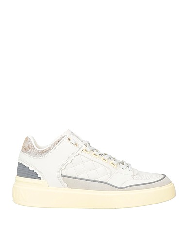 BALMAIN スニーカー ホワイト 牛革（カーフ） / ポリエステル / コットン