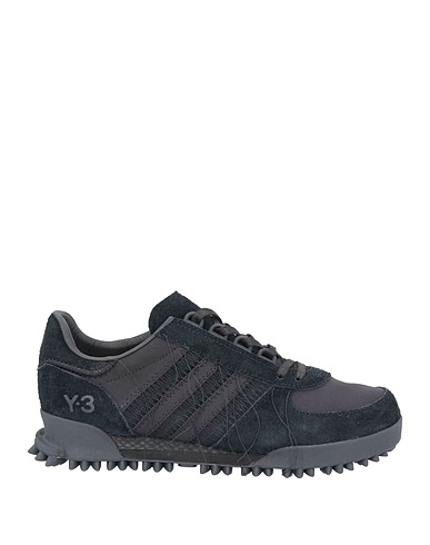 Y-3 Sneakers Black Leather, Textile fibers