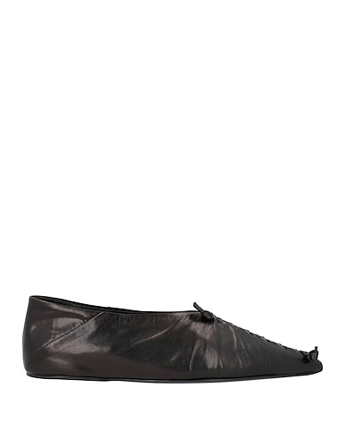 JIL SANDER Ballet flats Black Soft Leather
