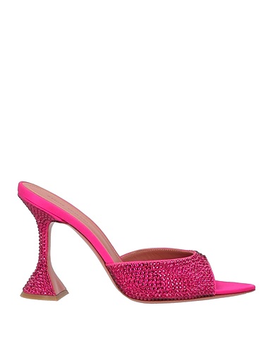 AMINA MUADDI Sandals Magenta Textile fibers