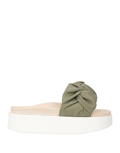 INUIKII Sandals Military green Textile fibres