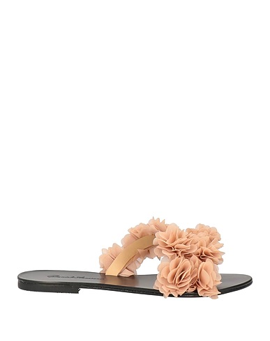 DANIELE ANCARANI Sandales Vieux rose Fibres textiles