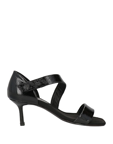 DANIELE ANCARANI Sandals Black Soft Leather