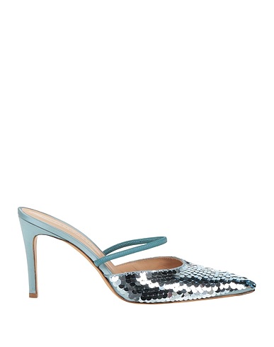 ROBERTO FESTA Mules and clogs Light blue Textile fibres
