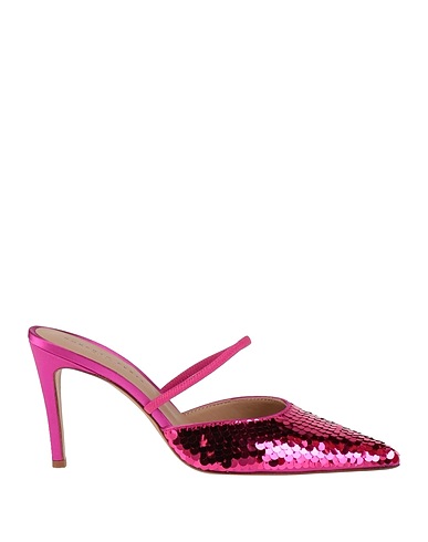 ROBERTO FESTA Mules and clogs Fuchsia Textile fibers