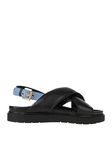 INUIKII Sandals Black Soft Leather