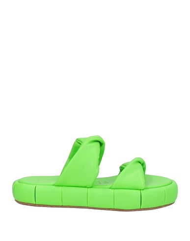 THEMOIRÈ Sandals Green Textile fibres