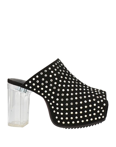 RICK OWENS Sandals Black Leather