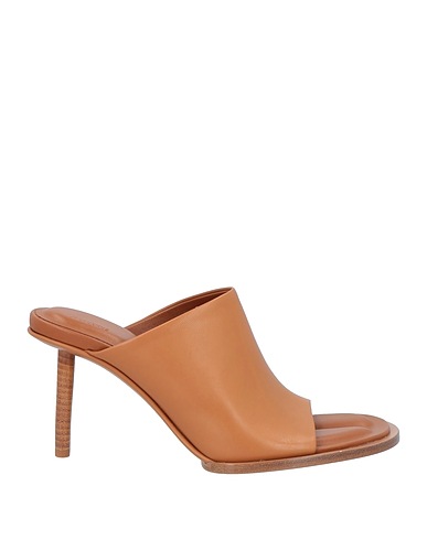 JACQUEMUS Sandals Camel Soft Leather