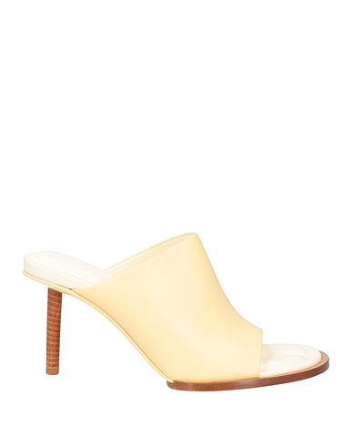 JACQUEMUS Sandals Cream Soft Leather