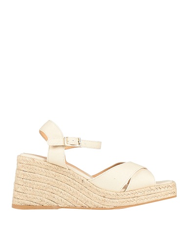 CASTAÑER Espadrilles Ivory Textile fibres