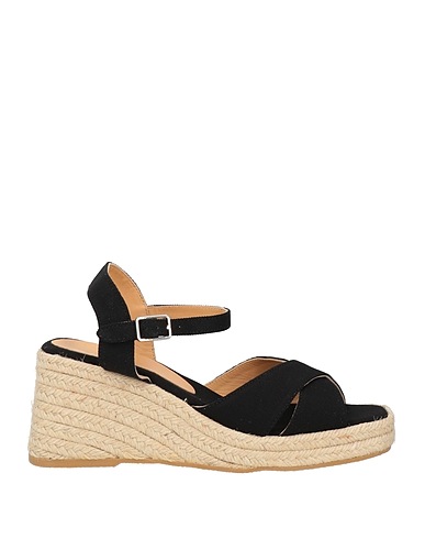 CASTAÑER Espadrilles Black Textile fibres