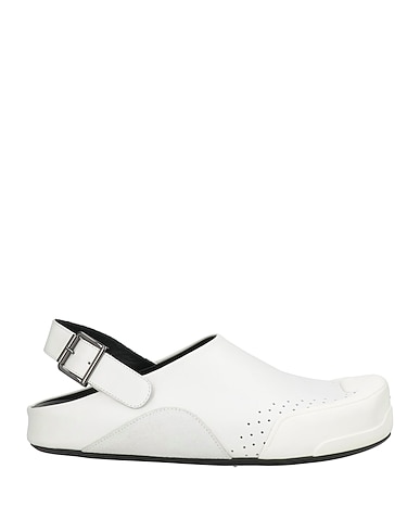 MARNI Mules and clogs BIANCO Leather