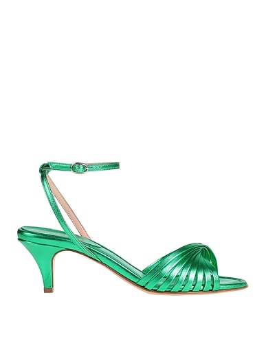 O'DAN LI Sandals VERDE SMERALDO Soft Leather