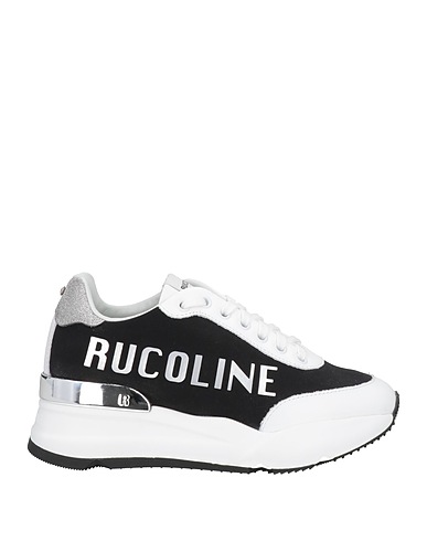 RUCOLINE Sneakers White Calfskin, Polyester, Polyamide, Elastane, Polyurethane