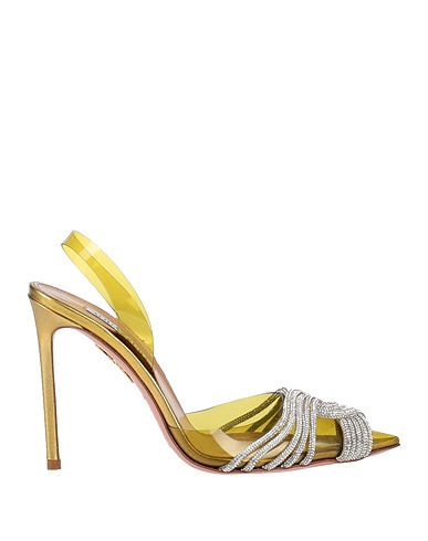 AQUAZZURA Pump Yellow Plastic