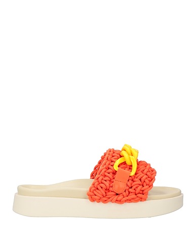 INUIKII Sandals Orange Textile fibers