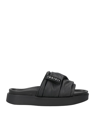 INUIKII Sandals Black Soft Leather