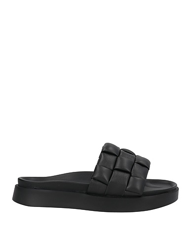 INUIKII Sandals Black Leather