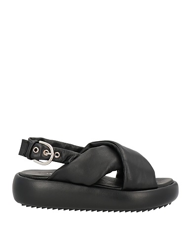 INUIKII Sandals Black Soft Leather